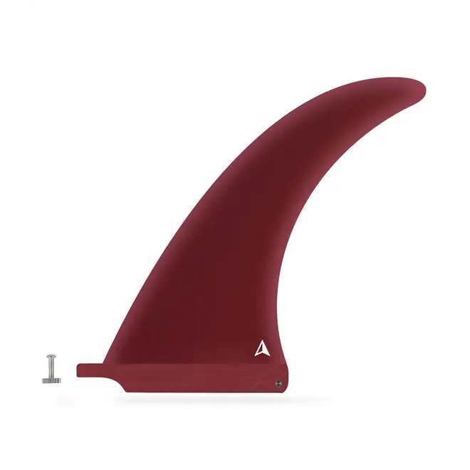 ROAM Longboard Fin Flex Tip Single Fin 7.5" Red