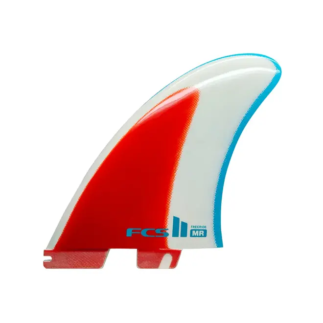 FCS II MR Freeride PG Twin Blue/Red/White Fins