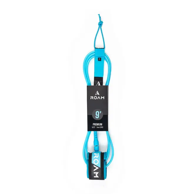 ROAM 9' Premium Leash Blue