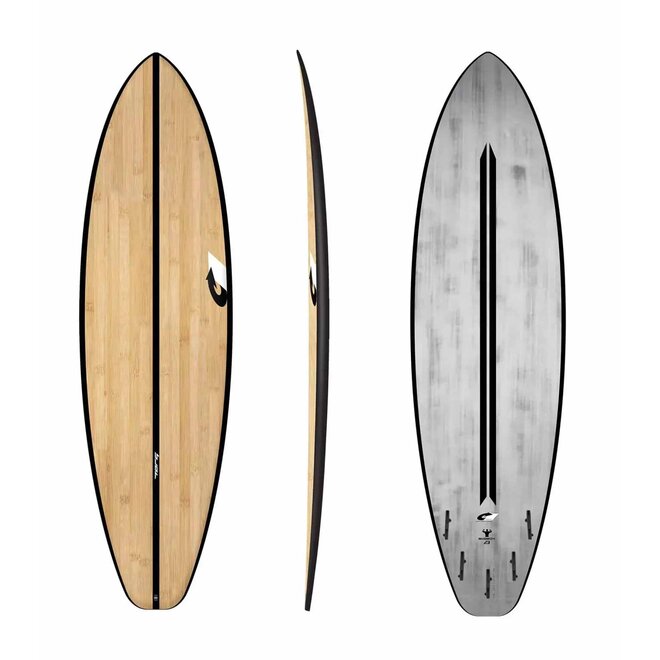 Torq BigBoy ACT  6'6 Clear Bamboo Black Rails