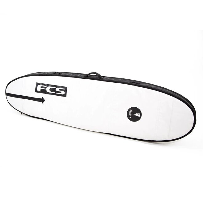 FCS 8'0 Travel 1 Funboard Boardbag Black/Grey