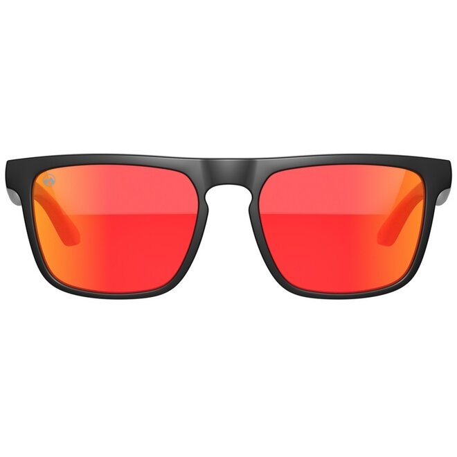 Mowmow Sunglasses Vulcan Matte Black Frame / Orange Lens