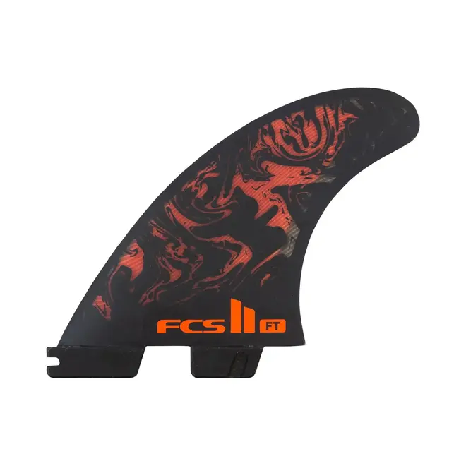 FCS II FT PC Black/Red Tri Fins