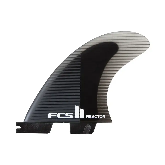 FCS II Reactor PC Charcoal/Black Tri Fins