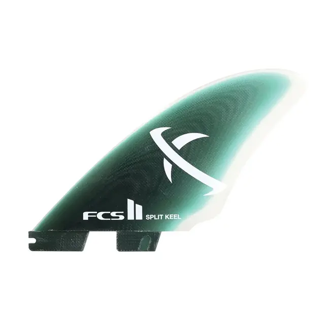 FCS II MB PG Split Keel Smoke Quad Fins