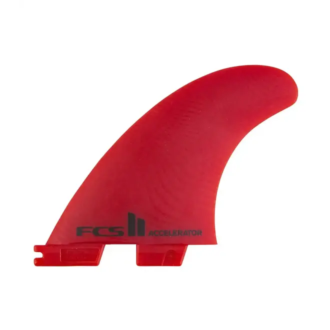 FCS II Accelerator Neo Glass ECO Red Tri Fins