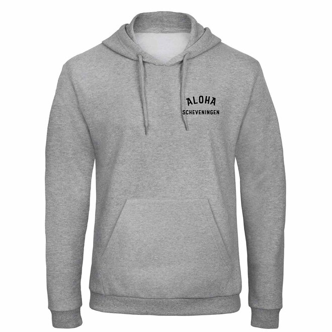 Aloha Hoodie Tiki Heather Grey