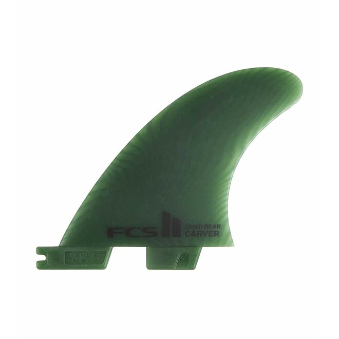 FCS II Carver Neo Glass Sage Quad Rear Fins