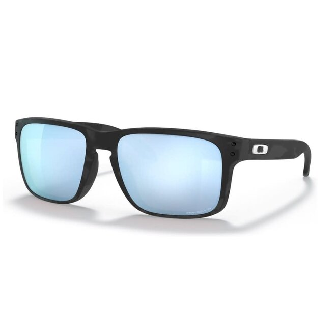 Oakley Holbrook Matte Black Camo Prizm Deep Water Polarized Sunglasses