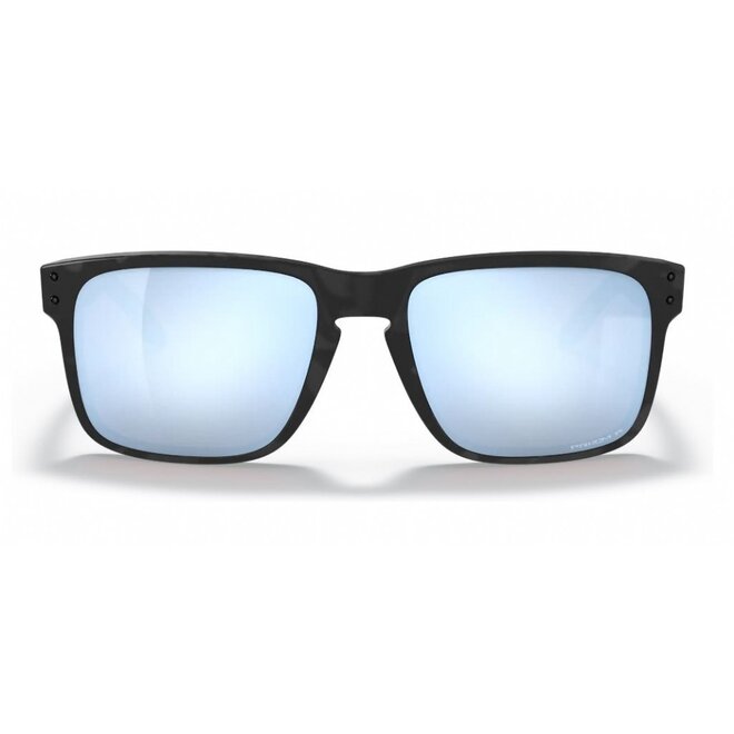 Oakley Holbrook Matte Black Camo Prizm Deep Water Polarized Sunglasses
