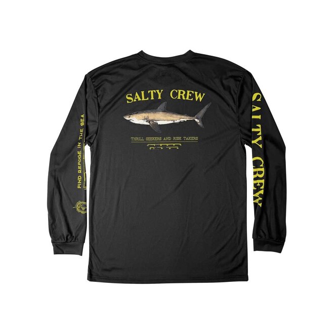 Salty Crew Heren Bruce L/S Rahguard Black