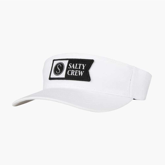 Salty Crew Alpha Visor White