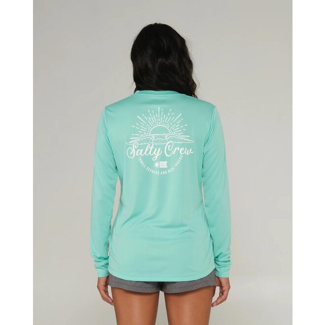 Salty Crew Dames Sun Rays L/S Sun Shirt Sea Foam