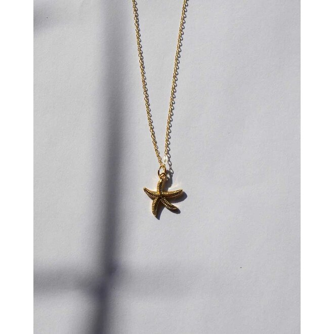 At Aloha Seastar Necklace Gold