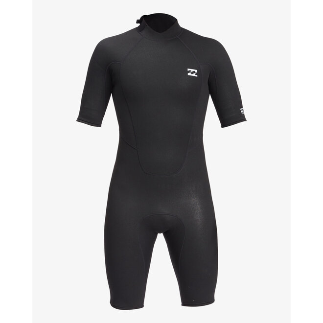 Billabong Intruder 2mm Heren Zomer Wetsuit Shorty Black