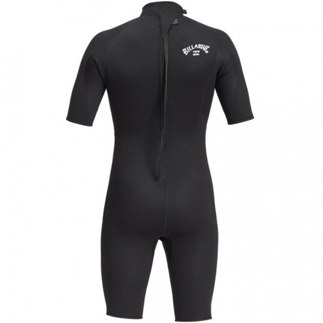 Billabong Intruder 2mm Heren Zomer Wetsuit Shorty Black