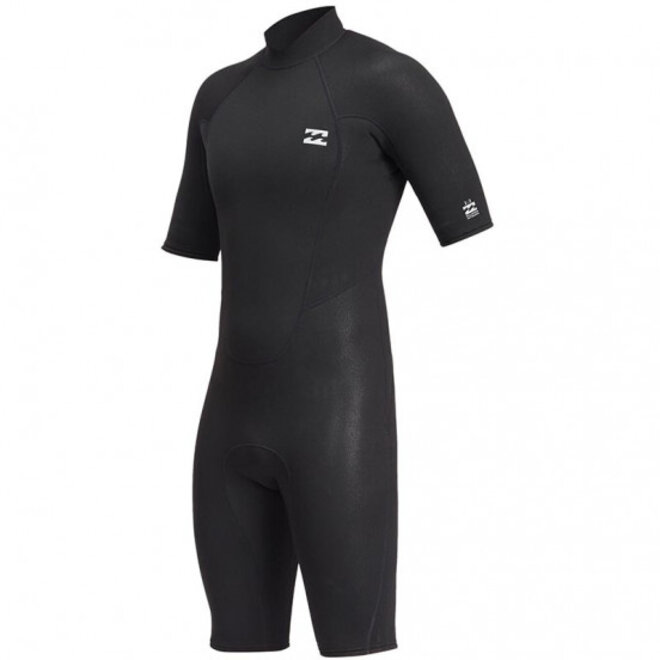 Billabong Intruder 2mm Heren Zomer Wetsuit Shorty Black