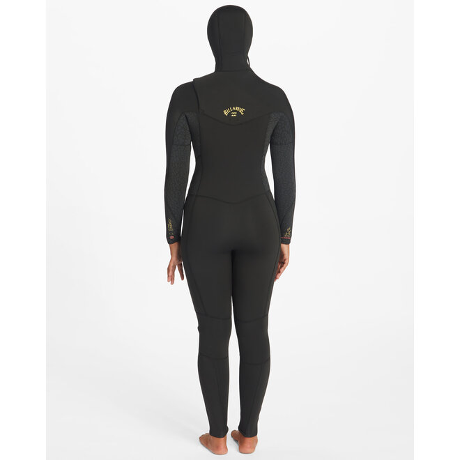 Billabong 5/4 Dames Synergy Wetsuit Hooded Wild Black