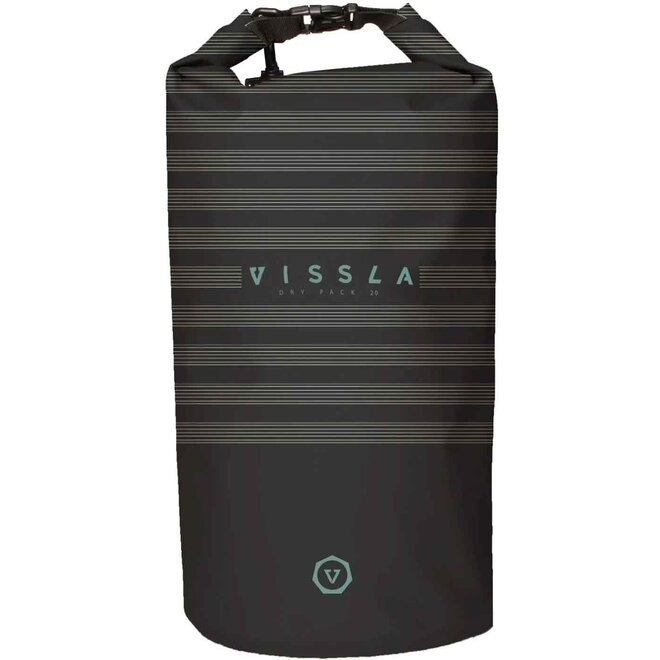 Vissla 7 Seas Dry Pack 20 Liter Black Stripe