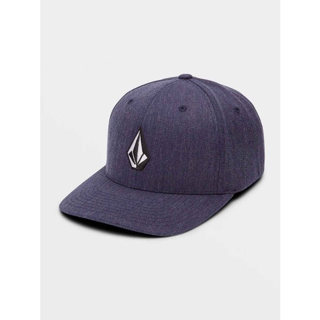 Volcom Full Stone Heather Flexfit Hat Navy Heather