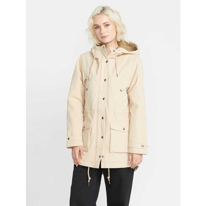 Volcom Dames Walk On By 5K Parka Khaki