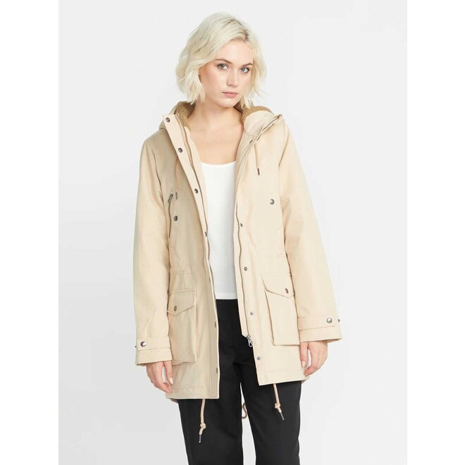 Volcom Dames Walk On By 5K Parka Khaki