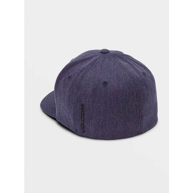 Volcom Full Stone Heather Flexfit Hat Navy Heather