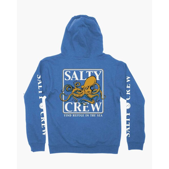 Salty Crew Boys Ink Slinger Fleece Hoodie Royal Heather