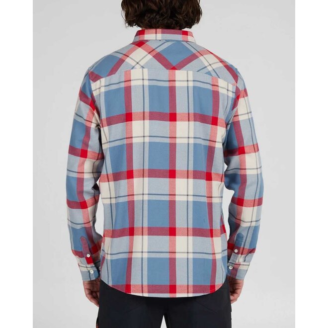 Salty Crew Heren Dawn Patrol Flannel Slate