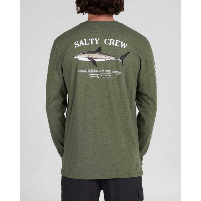 Salty Crew Heren Bruce L/S Tee Forest Heather