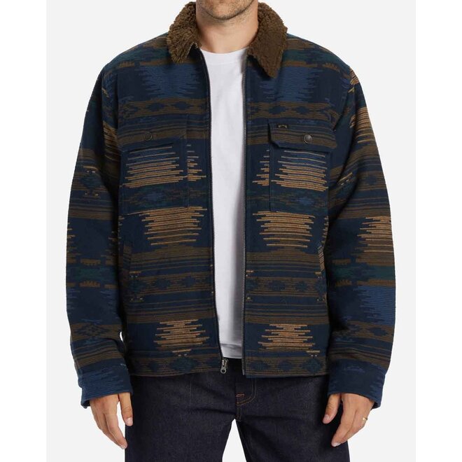 Billabong Heren Barlow Sherpa Jacket Navy