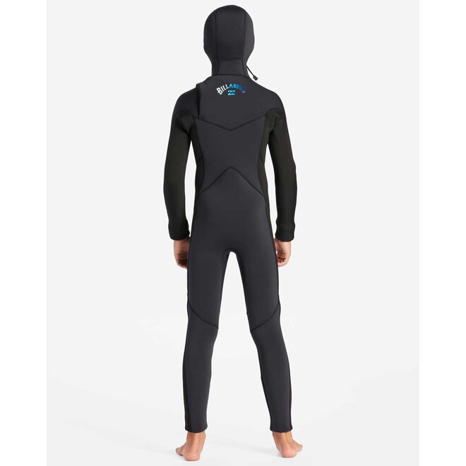 Billabong 5/4 Absolute Hooded Kinder Wetsuit Blue Fade