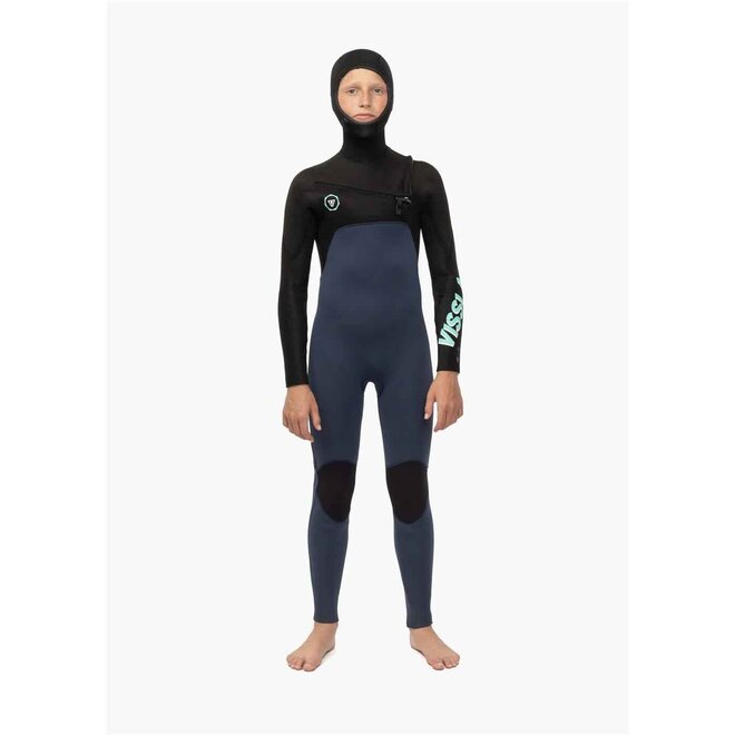 Vissla 7 Seas 5/4/3 Hooded Kinder Neoprenanzug - Dark Slate
