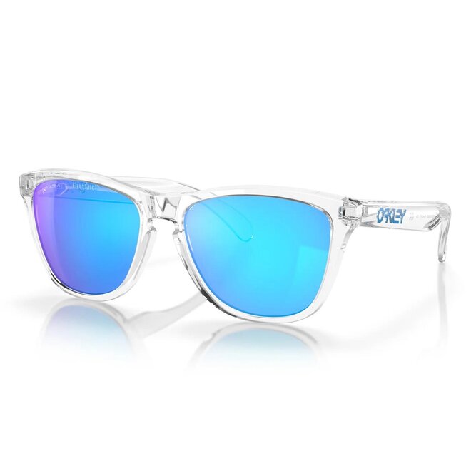 Oakley Frogskins XS Polished Clear/Prizm  Sapphire Zonnebril