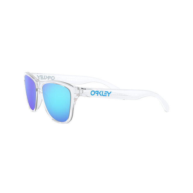 Oakley Frogskins XS Polished Clear/Prizm  Sapphire Zonnebril