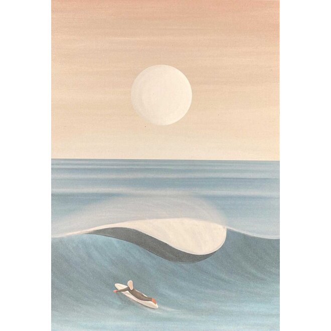 Trevor Humphres Big Wave Postcard