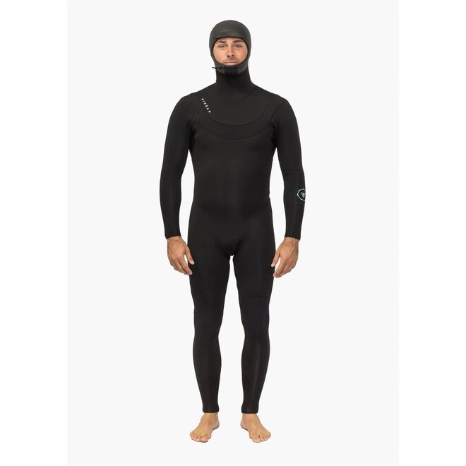 Vissla New Seas 5/4 Heren Hooded Wetsuit V-Zip