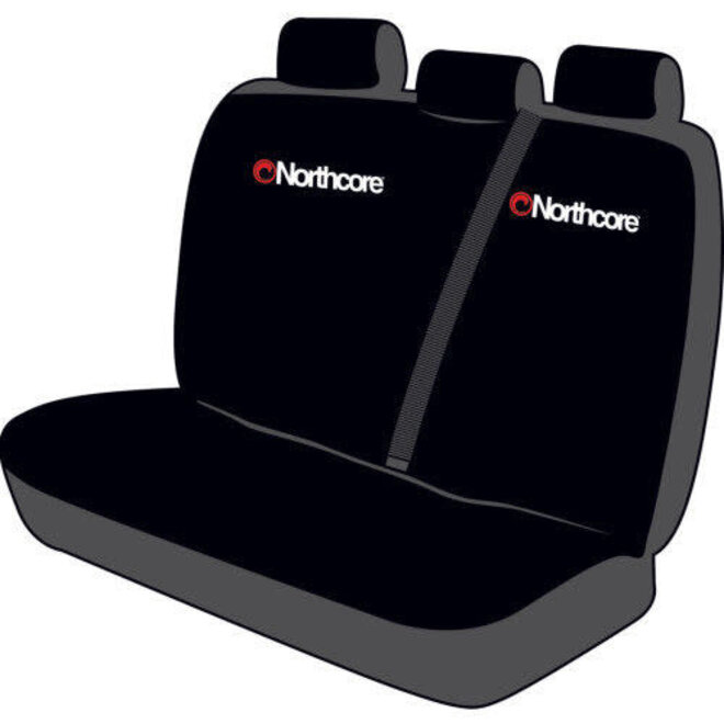 Northcore Triple Rear Seat Cover: Black
