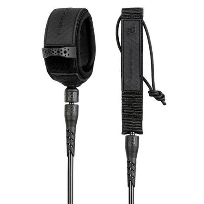 Creatures Of Leisure Longboard Ankle 9 Leash: Black Black