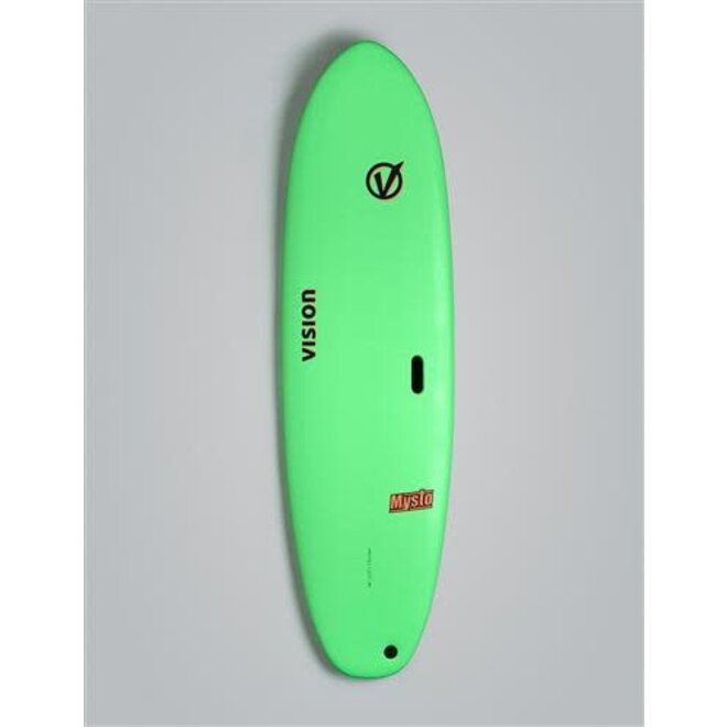 Vision 6'6" Mysto Soft Top Surfboard Lime