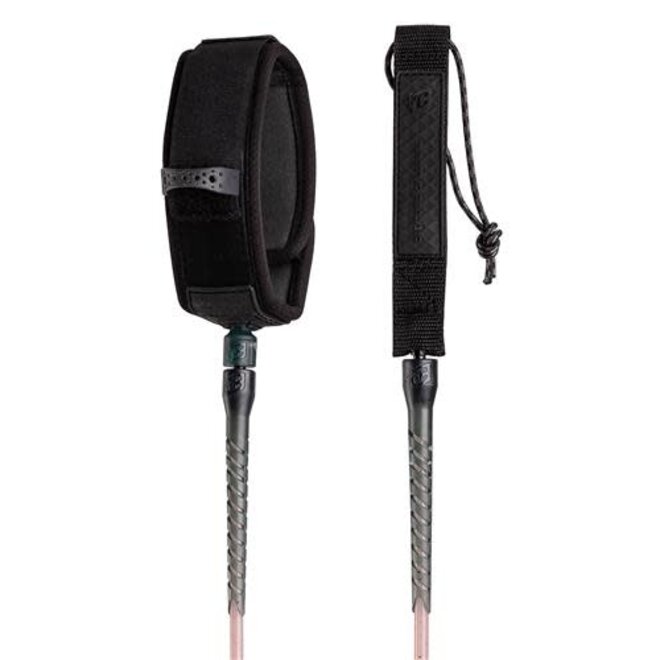 Creatures Of Leisure Longboard Knee 9 Leash: Dirty Pink Speckle Black