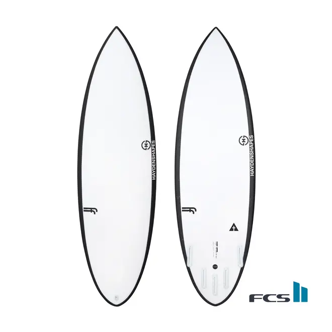 6'2 Haydenshapes Holy Hypto FF - FCS II - 5 Fin - Clear