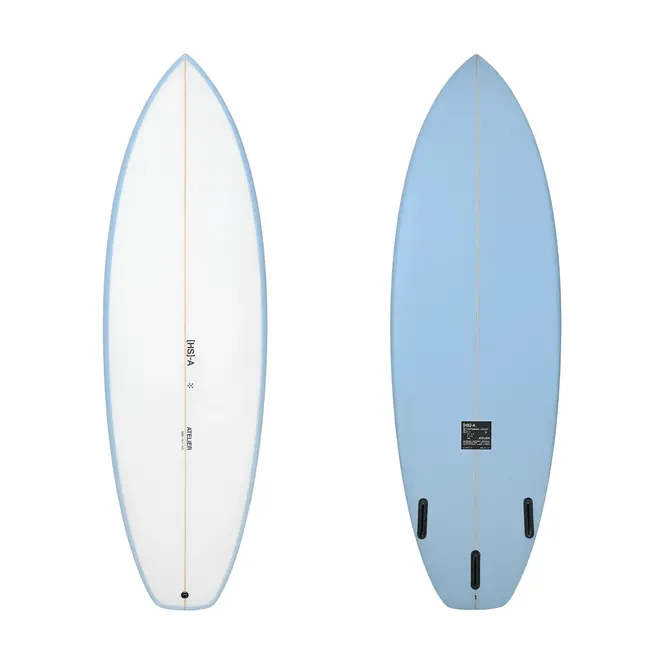 6'4 HS Atelier Performance Cruiser PU - Futures - 3 Fin - Blue Moss