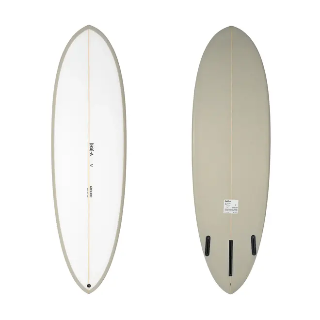 6'8 HS Atelier Cruiser PU - Futures - 2 + 1 Fin - Clear