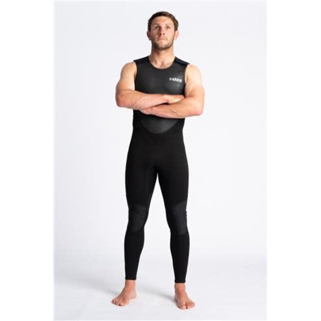 C-Skins Element 3:2 Mens Long John-BK-BK