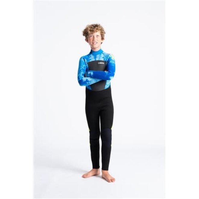 C-Skins C-Legend 4:3 Junior GBS Back Zip wetsuit-BK-BLTD-LI