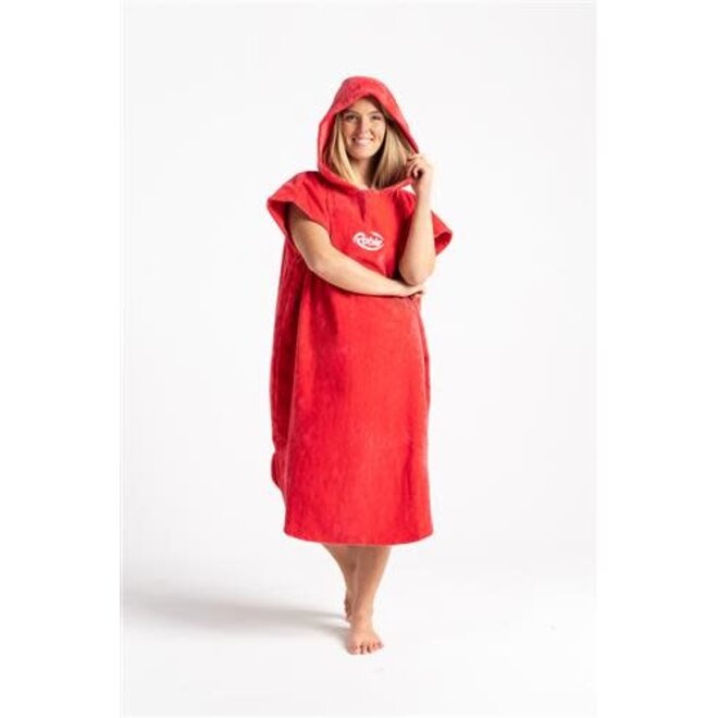 Robie Original Short Sleeve Surf Poncho - CORAL