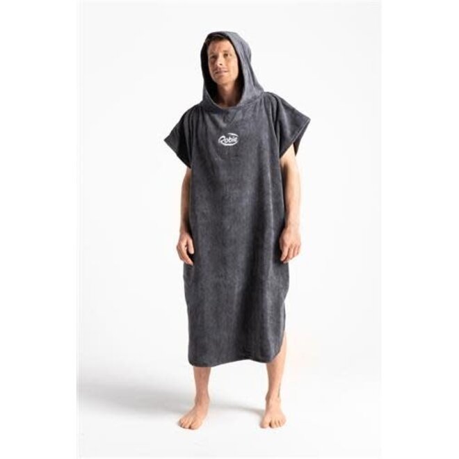 Robie Original Short Sleeve Surf Poncho - STEEL GREY