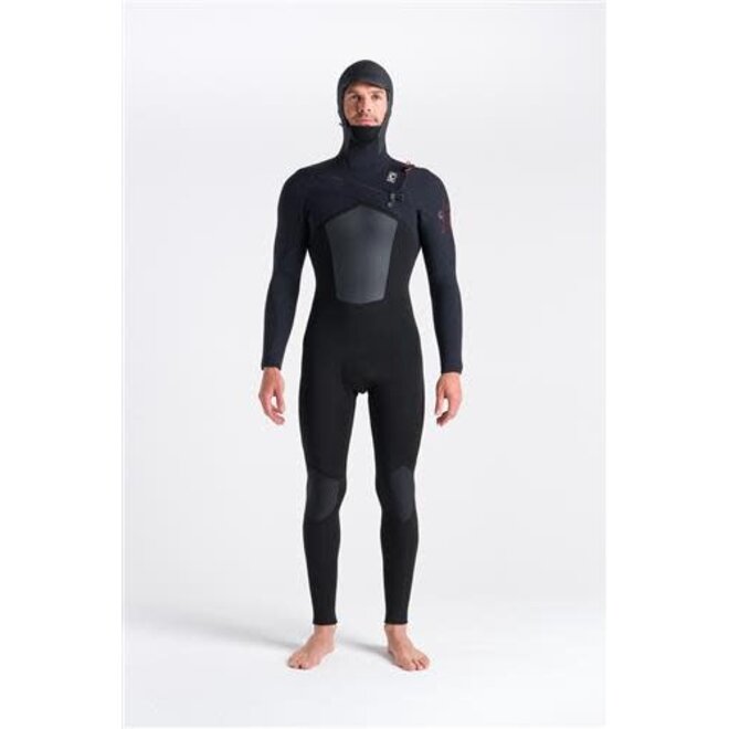 C-Skins C-ReWired 6:5:4 Mens GBS Hooded wetsuit-BK-BX-CR