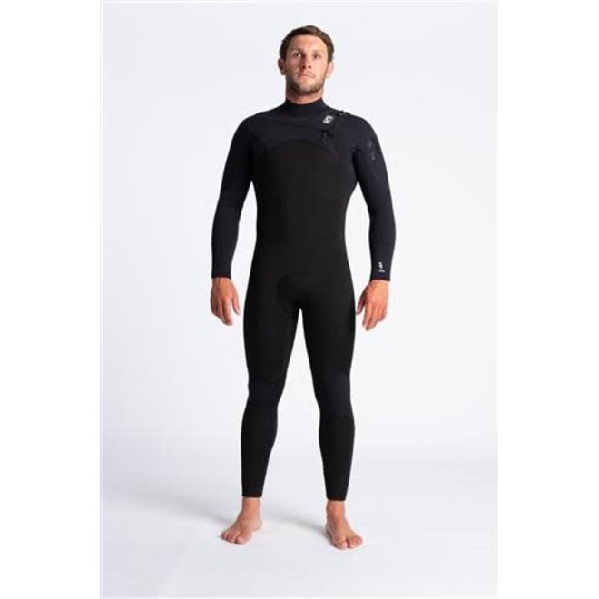 C-Skins C-Session 5:4:3 Mens GBS Chest Zip wetsuit-BK-BD-WH